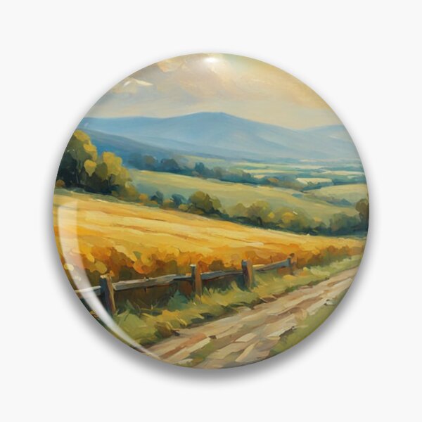 Item preview, Golden Country Road designed and sold by Undersea Ai Art.