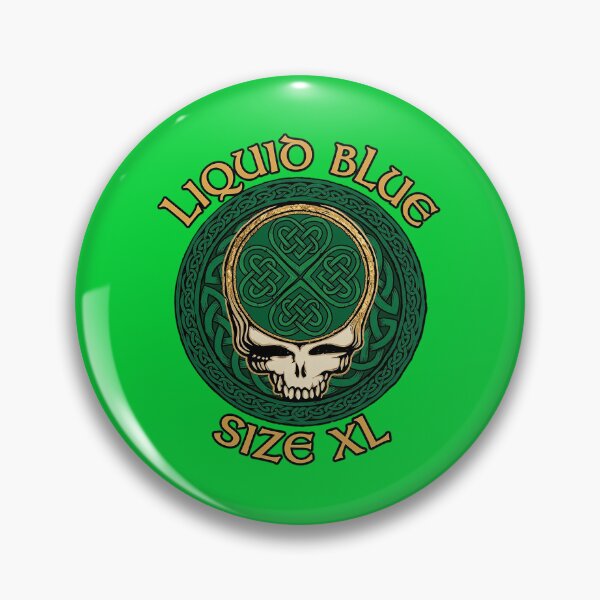 Item preview, Liquid Blue Size XL Skull Badge designed and sold by MyAquad.