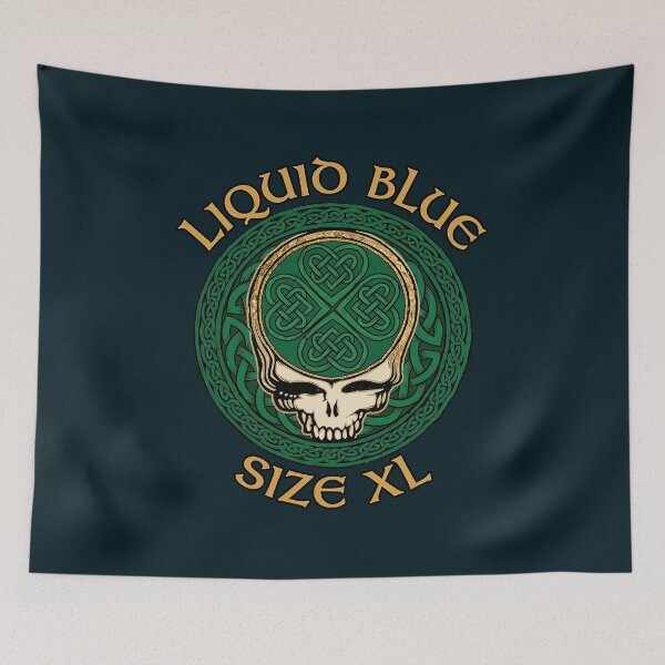 Item preview, Liquid Blue Size XL Skull Badge designed and sold by MyAquad.