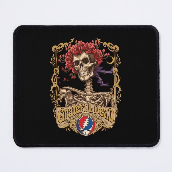 Item preview, Grateful Dead Ornate Skeleton Roses designed and sold by MyAquad.