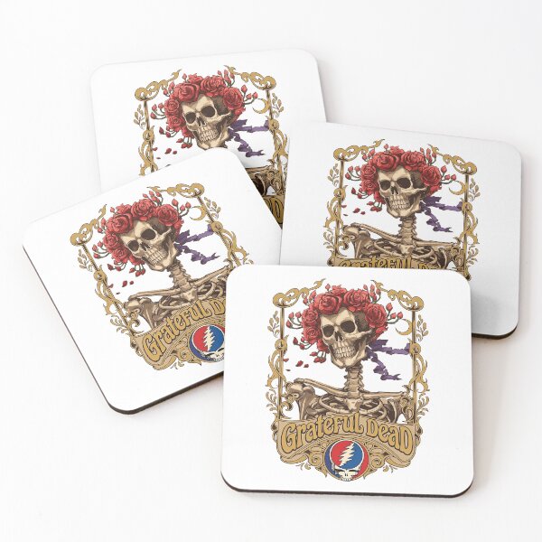 Item preview, Grateful Dead Ornate Skeleton Roses designed and sold by MyAquad.