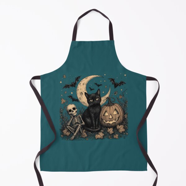 Item preview, Skeleton Cat Halloween Night Sketch designed and sold by Glitchart66.