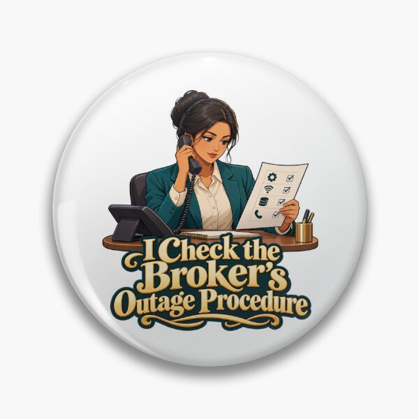 Item preview, Broker Outage Procedure Original Anime Trader designed and sold by Bikivuno.