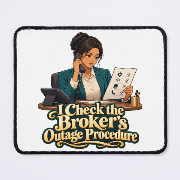 Item preview, Broker Outage Procedure Original Anime Trader designed and sold by Bikivuno.