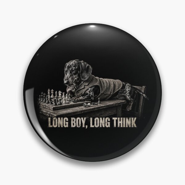 Item preview, Long Boy Long Think Funny Dachshund Playing Chess Weenie Dog Vintage Dark Academia Design designed and sold by Yellowriversss.
