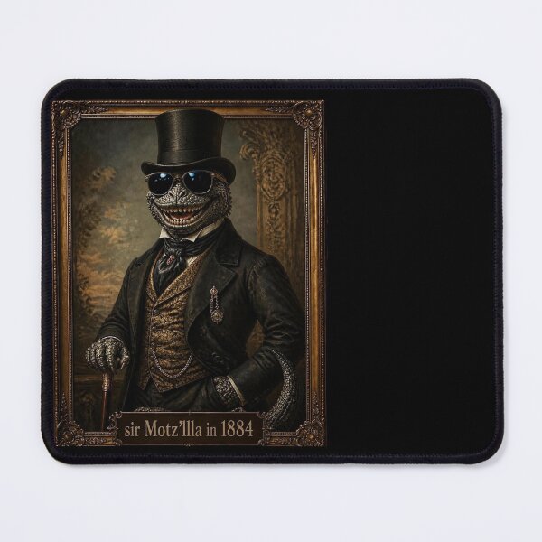 Item preview, Portrait of 'Sir Motz'Illa - est. 1884' the very long hat designed and sold by NubesDesignCH.