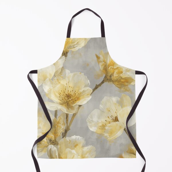 Item preview, Yellow Gray Floral Art designed and sold by SeaStarAlex.