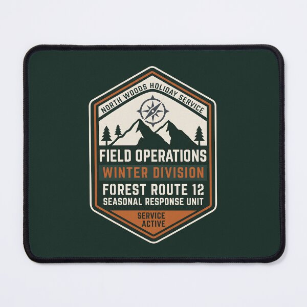 Item preview, Forest Ranger Winter Division North Woods Emblem designed and sold by SplashTastic.