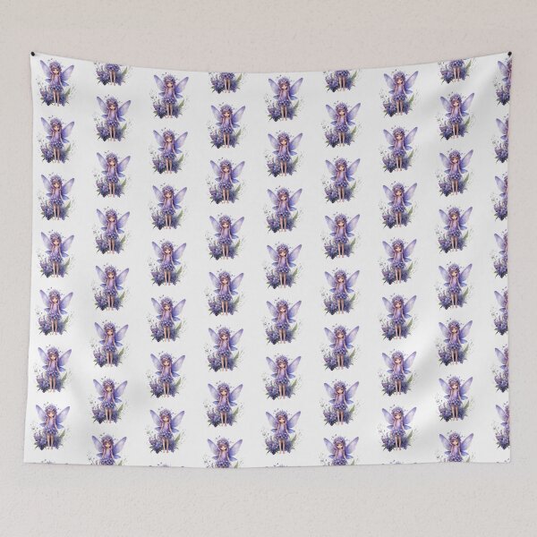 Item preview, Lupine Flower Fairy | Elegant Botanical Floral Art designed and sold by Mandayartstudio.