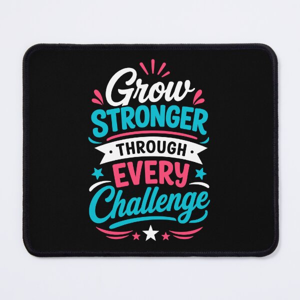 Item preview, Grow Stronger Through Every Challenge Motivational Resilience designed and sold by rejowan-arts.