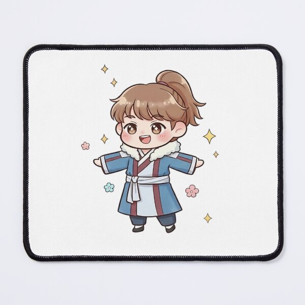 Item preview, Cute Hanbok Boy – Kawaii Chibi Korean Traditional Outfit designed and sold by iqralune.