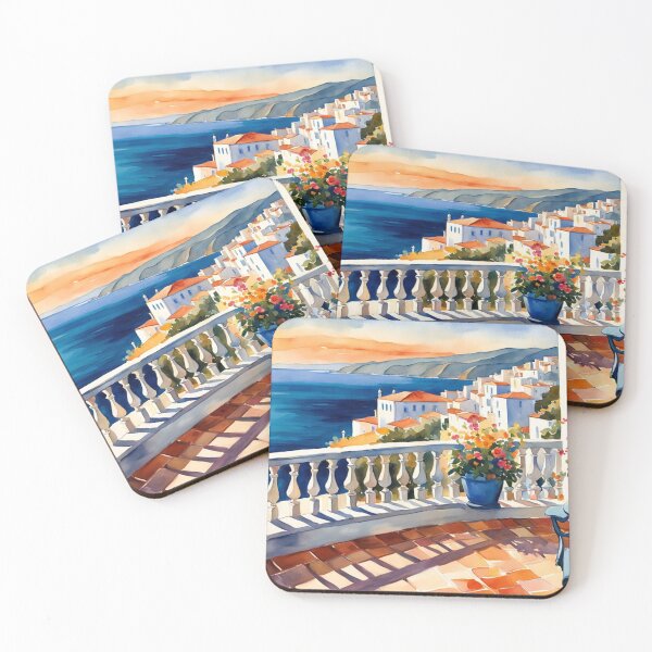 Item preview, Sunset Over the Coast designed and sold by Undersea Ai Art.