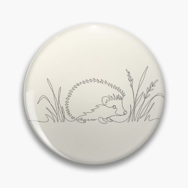 Item preview, Hedgehog in Grass | Minimalist Continuous Line Art Print designed and sold by Zaramodo.