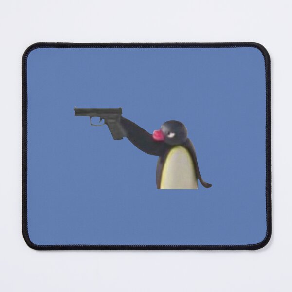 Item preview, Pingu Gun Meme designed and sold by ashenladyknight.