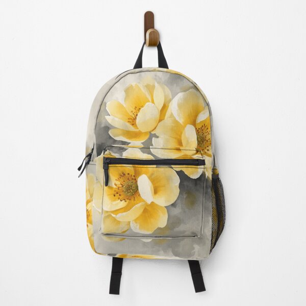 Item preview, Yellow and Grey Flower Art designed and sold by SeaStarAlex.