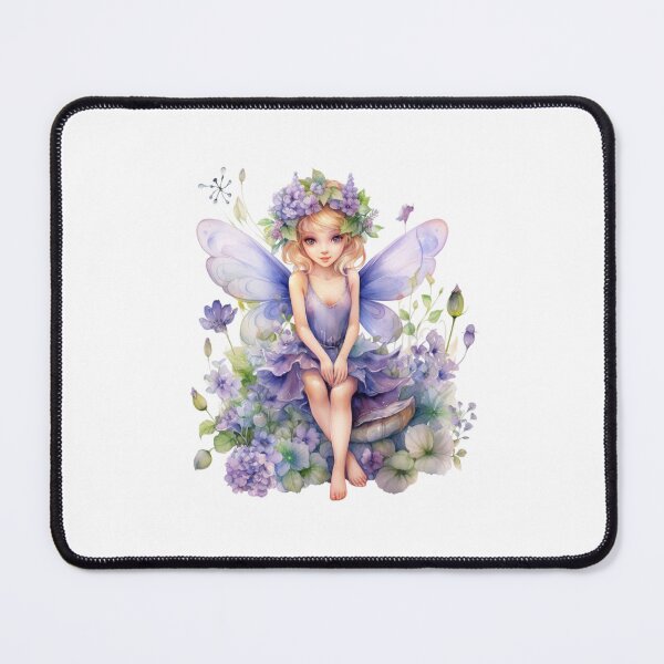 Item preview, Lupine Flower Fairy | Elegant Botanical Floral Art designed and sold by Mandayartstudio.
