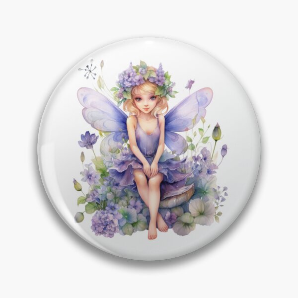 Item preview, Lupine Flower Fairy | Elegant Botanical Floral Art designed and sold by Mandayartstudio.