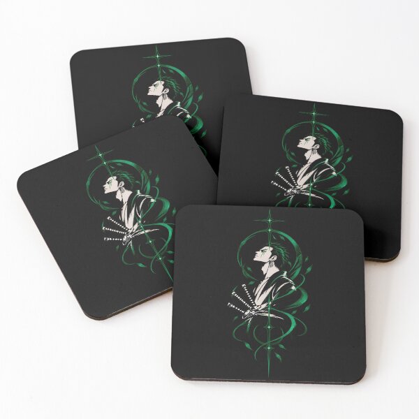 Item preview, Roronoa Zoro Three Sword Style Green Anime Art designed and sold by QubekShop.