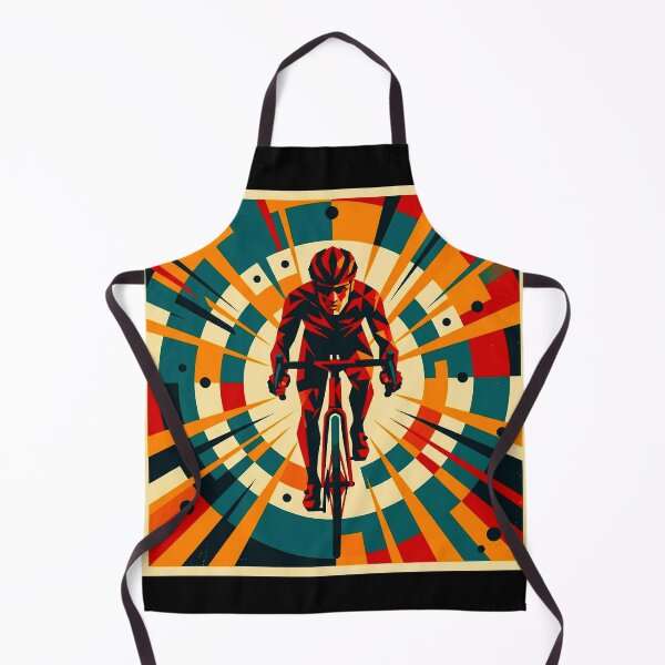 Item preview, Bauhaus Cyclist Geometric Road Bike Art designed and sold by RICAMTP.
