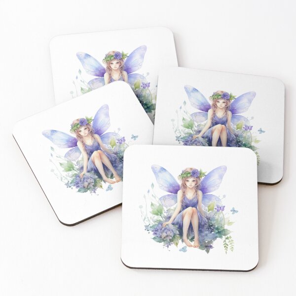 Item preview, Lupine Flower Fairy | Elegant Botanical Floral Art designed and sold by Mandayartstudio.