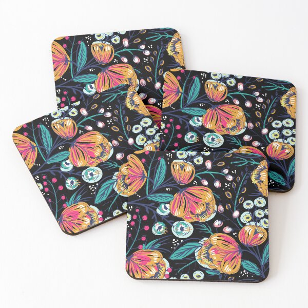 Item preview, Modern Floral Botanical Decorative Pattern designed and sold by Sania Wazir Studio.