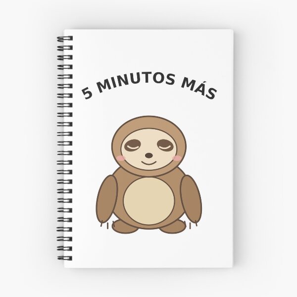 Item preview, Sleepy Sloth "5 Minutes More" – Funny Monday designed and sold by octavaretro.