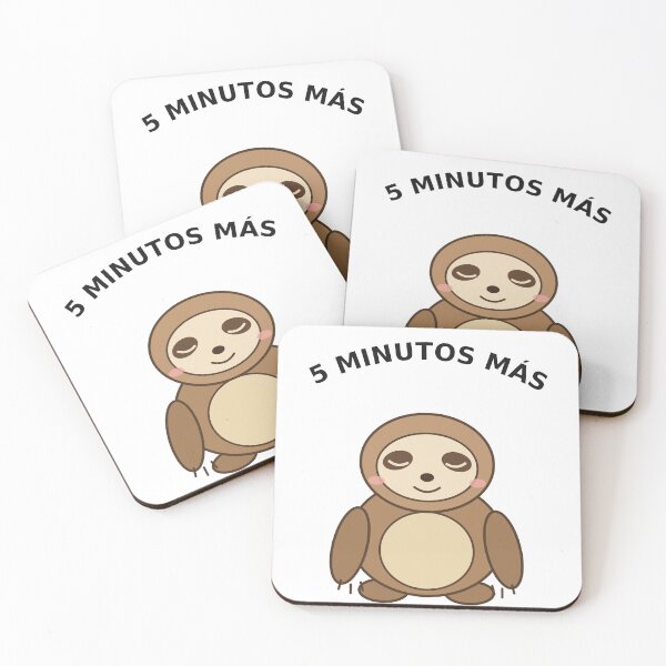 Item preview, Sleepy Sloth "5 Minutes More" – Funny Monday designed and sold by octavaretro.