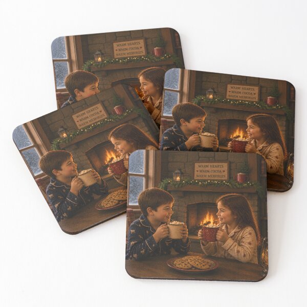 Item preview, Cozy Hot Cocoa by Fireplace designed and sold by PuzzlingRooster.