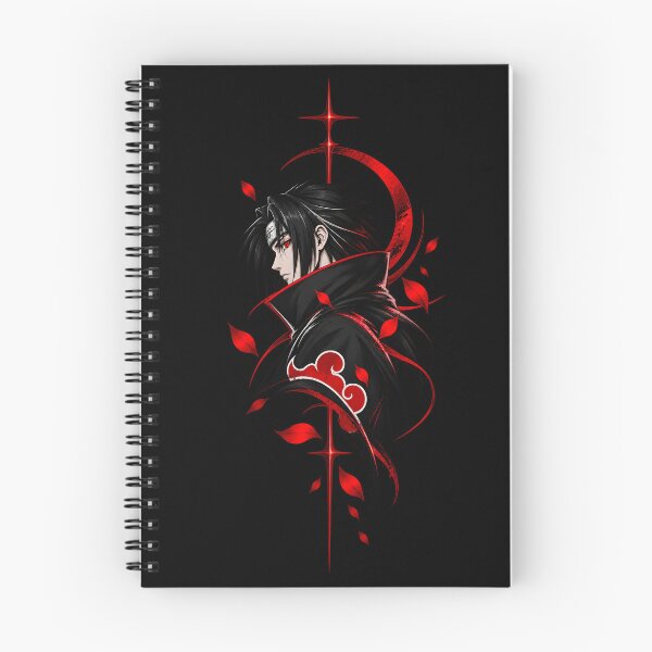 Item preview, Itachi Uchiha Akatsuki Red Moon Anime Art designed and sold by QubekShop.
