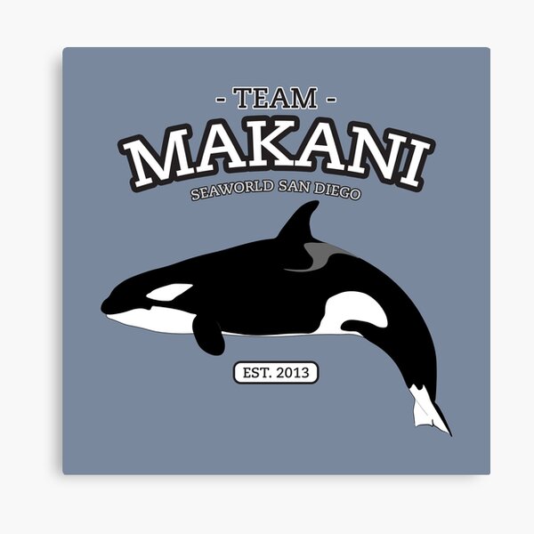 Team Shamu - Makani Canvas Print