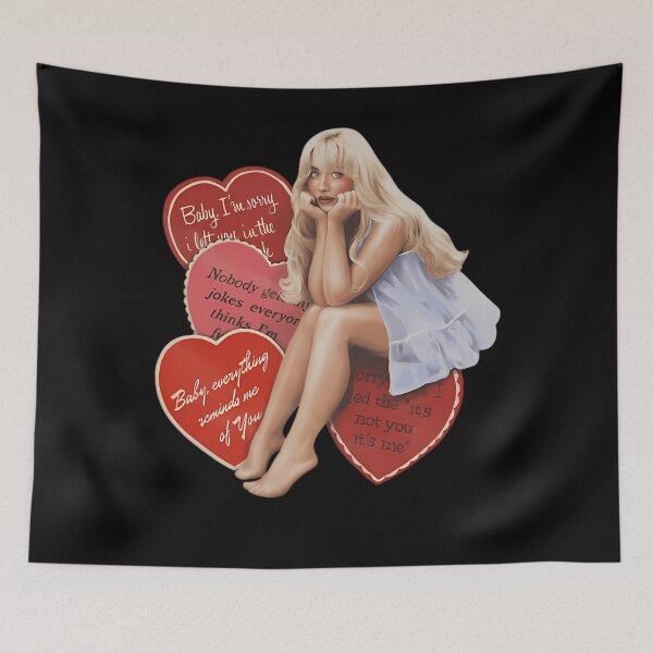 Item preview, Sabrina Carpenter Valentine Heart designed and sold by apopetheoeaf.
