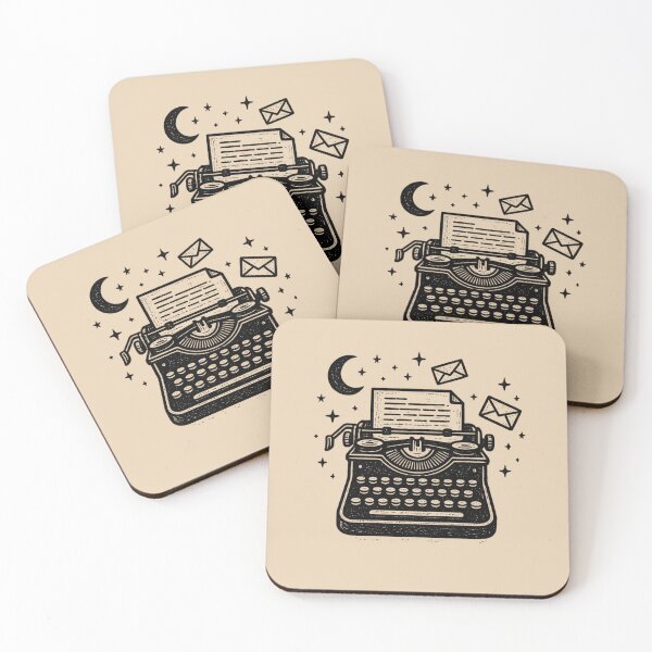 Item preview, Poetcore Vintage Typewriter Under the Moon designed and sold by Ivy-Triggs.