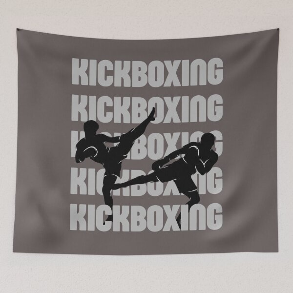 Item preview, Kickboxing Fighters Silhouette designed and sold by PodunkClothing.