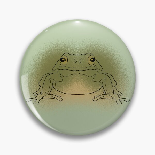 Item preview, American Green Tree Frog Line-art (Green & Cream) designed and sold by Burnt_Pikachu.