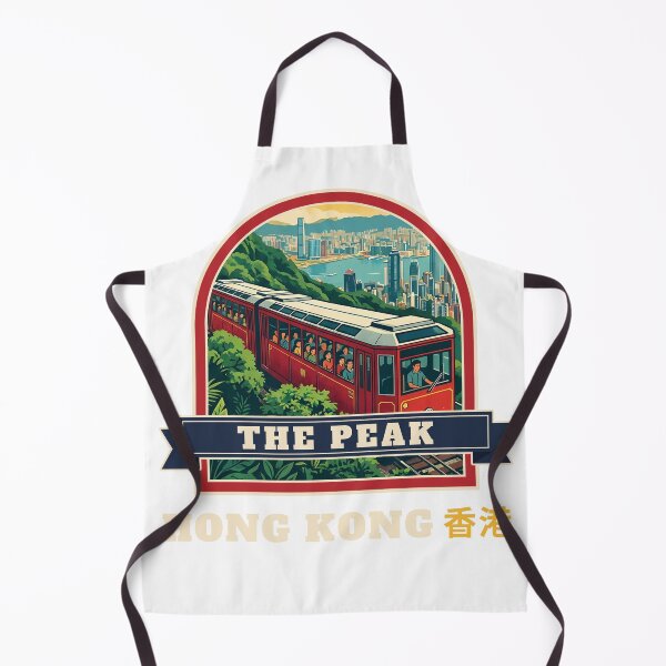 Item preview, The Peak Hong Kong Retro Hill Tram Badge on Dark designed and sold by jainaspp.