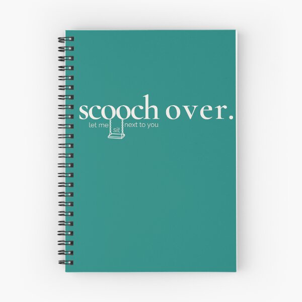 Item preview, Scooch Over | Visual Wordplay | Light Ink designed and sold by EntangledRhyme.