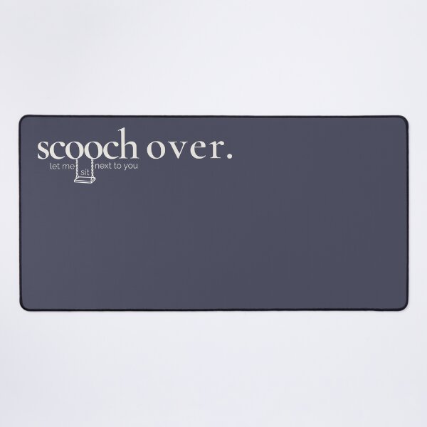 Item preview, Scooch Over | Visual Wordplay | Light Ink designed and sold by EntangledRhyme.