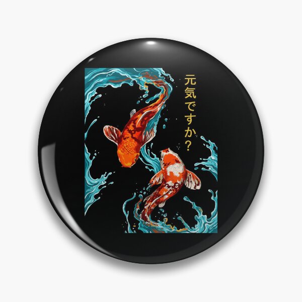 Item preview, Genki Desu Ka Koi Fish designed and sold by trangtuyet.