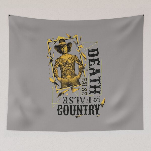 Item preview, Death To False Country Vintage Outlaw Portrait-77 designed and sold by BiancaKhams.