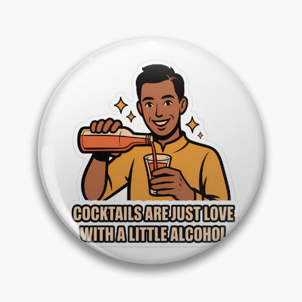 Item preview, Playful Bartender Pouring Cocktail designed and sold by NiftyWrx.