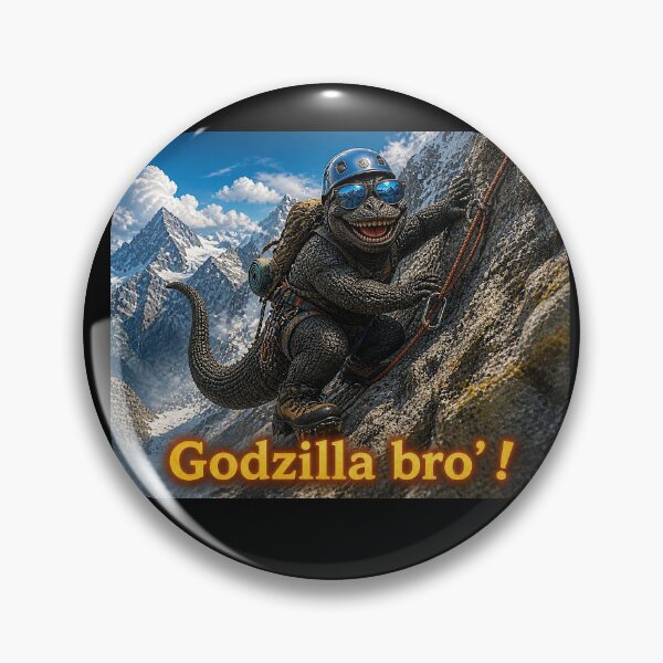 Artikelvorschau, Godzilla Bro: Einen Berg besteigen entworfen und verkauft von NubesDesignCH.