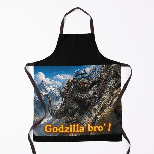 Item preview, Godzilla Bro': Climbing a mountain designed and sold by NubesDesignCH.