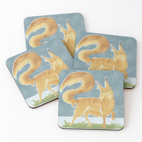 Item preview, Graceful Golden Fox designed and sold by Handdrawwz.