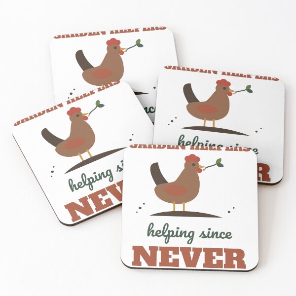 Item preview, Garden Helpers Helping Since Never Funny Chicken Gardener designed and sold by HenAndHeller.