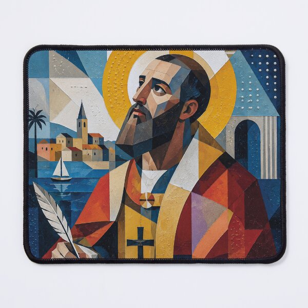 Item preview, Saint Augustine of Hippo Painting – Faith, Philosophy and Wisdom designed and sold by GalleryKauffeld.