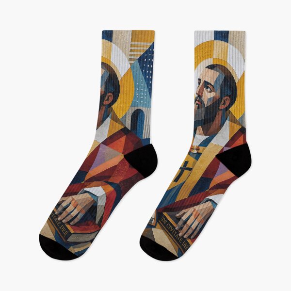 Item preview, Saint Augustine of Hippo Painting – Faith, Philosophy and Wisdom designed and sold by GalleryKauffeld.