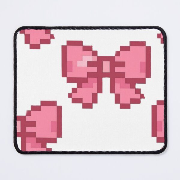 Item preview, Cute Pink Pixel Art Ribbon Bow Aesthetic designed and sold by ArtByPrachii.