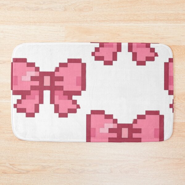 Item preview, Cute Pink Pixel Art Ribbon Bow Aesthetic designed and sold by ArtByPrachii.