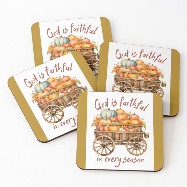Item preview,   God Is Faithful in Every Season – Autumn Harvest Faith Design designed and sold by cosmea.