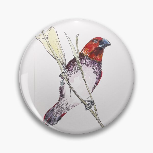 Item preview, A bird on a tree branch designed and sold by YueZArt.